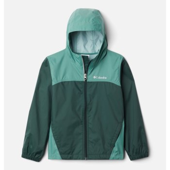 Columbia Glennaker Rain, Chamarras Verdes Para Niño | 321940-LWQ